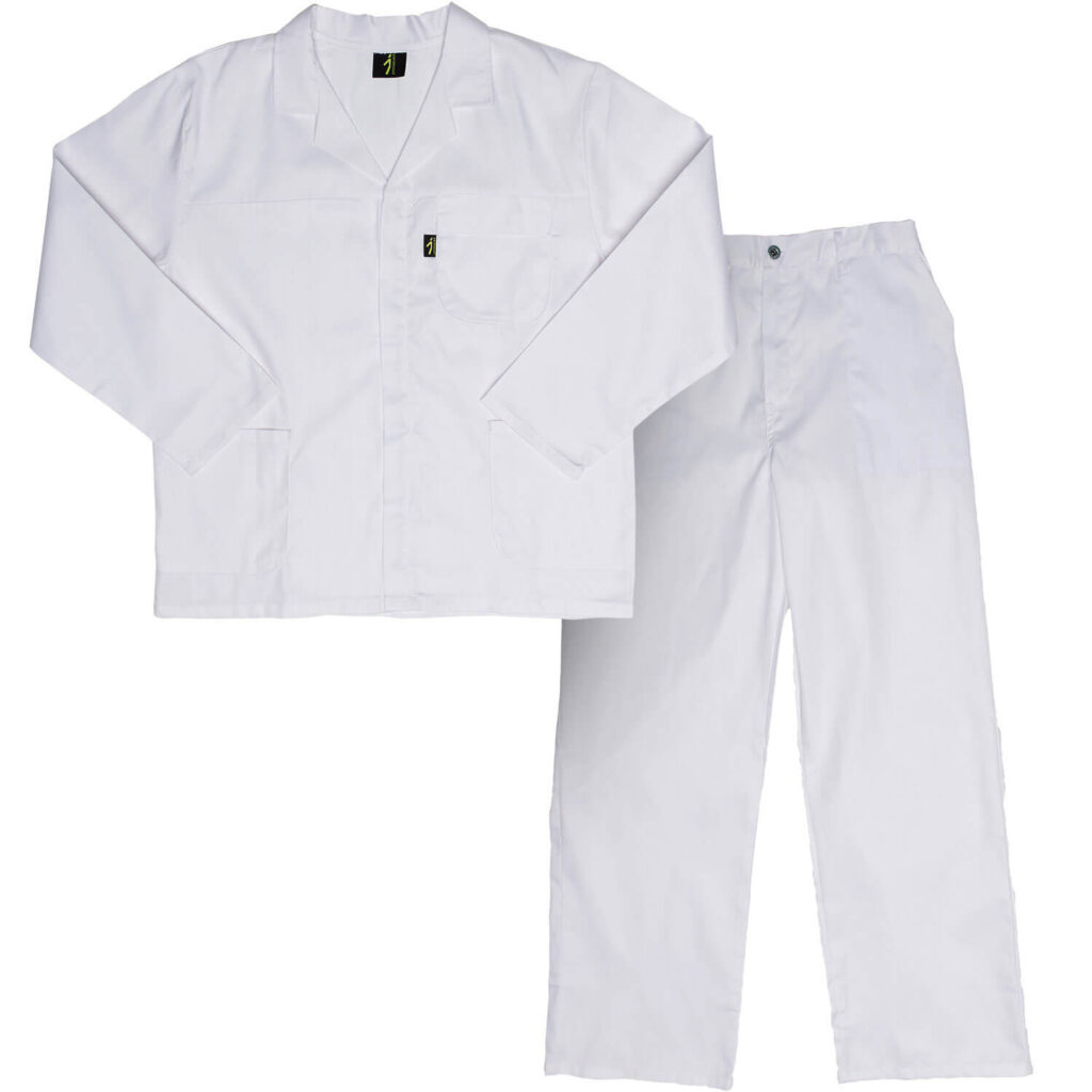 3333WHPC Paramount Polycotton Conti Suit White