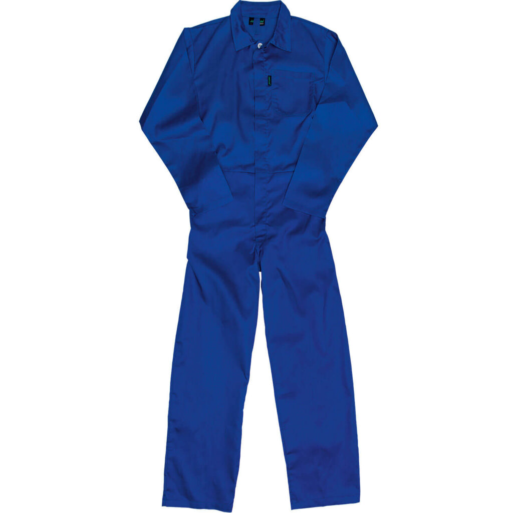 3852RBPC32 Polycotton Boiler Suit Royal Blue