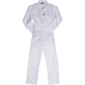 3852WHPC32 Polycotton Boiler Suit White