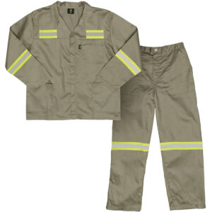 4007KHPC32 Paramount Polycotton Reflective Conti Suit Khaki