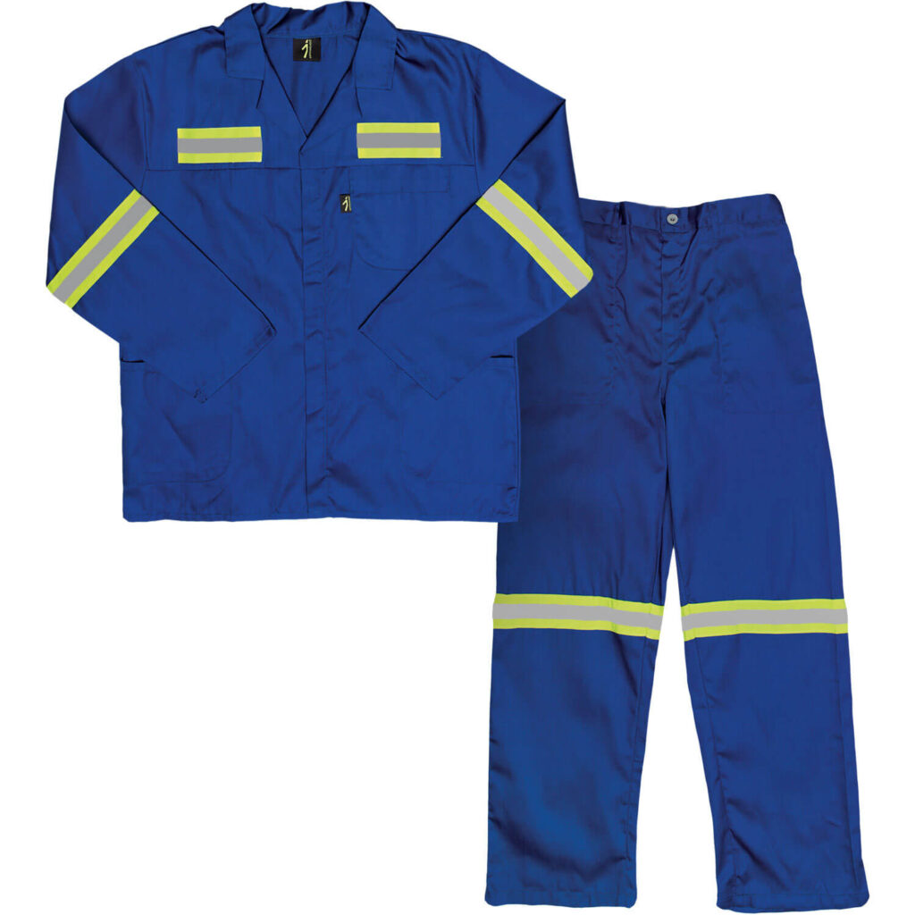 4007RBPC32 Paramount Polycotton Reflective Conti Suit Royal Blue