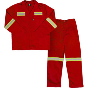 4007REPC Paramount Polycotton Reflective Conti Suit Red