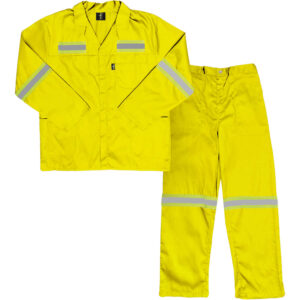 4007YEPC Paramount Polycotton Reflective Conti Suit Yellow