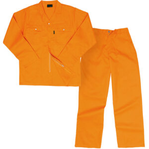 4014ORPC34 Polycotton Conti Suit Orange