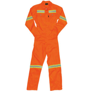 4811ORJC32 J54 Reflective Boiler Suit Orange