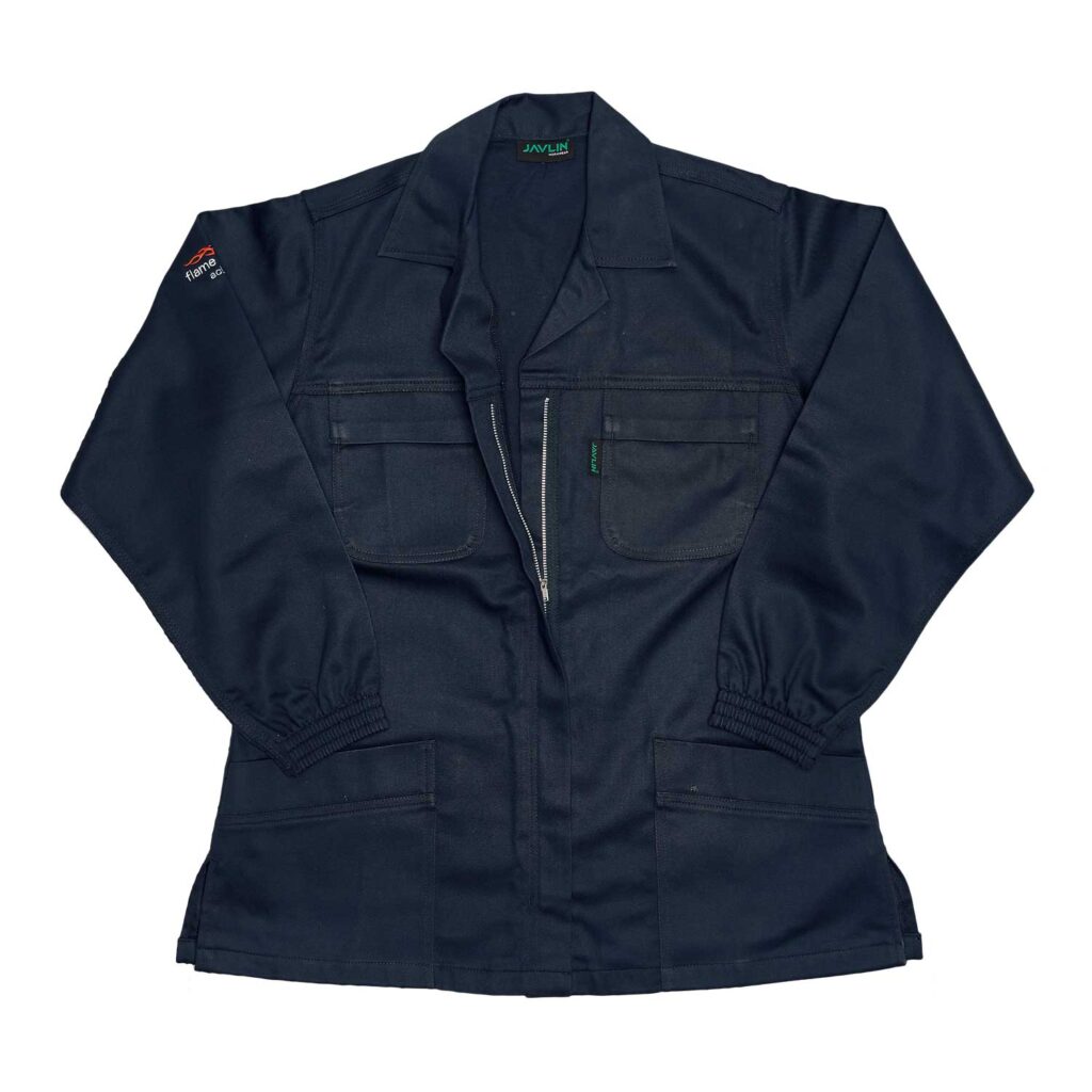 7008NAD5928 Womens Flame Retardant Acid Resistant Conti Jacket Navy