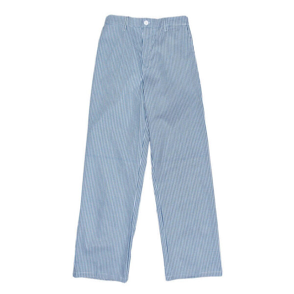 javlin check chef pants blue white 3009 PC