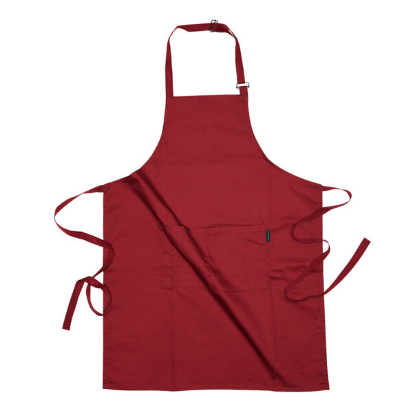 javlin full chefwear kitchen apron bordeaux 4650 PC