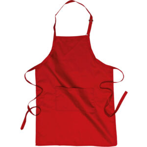 javlin full chefwear kitchen apron red 4650 RE PC