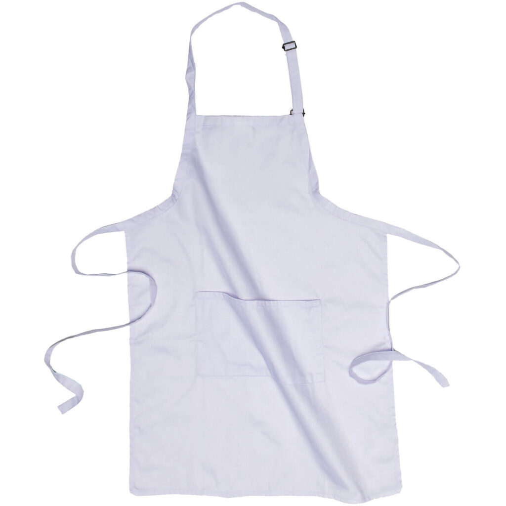 javlin full chefwear kitchen apron white 4650 WH PC