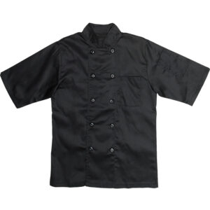 javlin short sleeve chef jacket 4653 BL PC