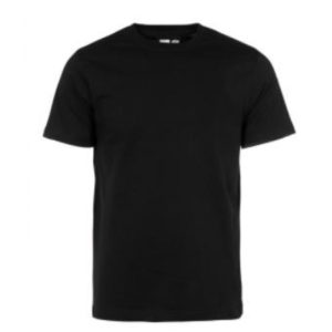 jonsson classic regular fit cotton black tee shirt