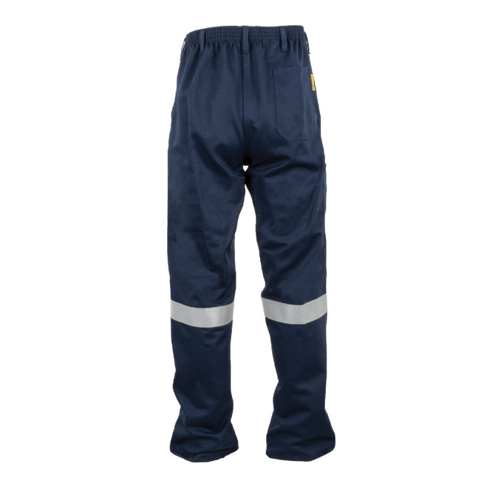 navy flame retardant acid resistant pants back 1