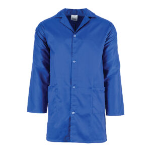 royal blue long sleeve dust coat 1